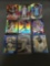 9 Card Lot of REFRACTORS and PRIZMS with Stars and Rookies from Huge Collection