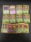 15 Count Lot of ALL Vintage 1st Edition Pokemon Trading Cards