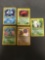 WOW 5 Count Lot of Vintage Pokemon Holo Holofoil Trading Cards