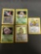 WOW 5 Count Lot of Vintage Pokemon Holo Holofoil Trading Cards