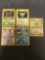 WOW 5 Count Lot of Vintage Pokemon Holo Holofoil Trading Cards