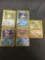 WOW 5 Count Lot of Vintage Pokemon Holo Holofoil Trading Cards