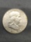 1963-D United States Franklin Silver Half Dollar - 90% Silver Coin from Estate Hoard