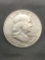 1960-D United States Franklin Silver Half Dollar - 90% Silver Coin from Estate Hoard