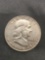 1954-D United States Franklin Silver Half Dollar - 90% Silver Coin from Estate Hoard