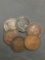 6 Count Lot of United States Indian Head Pennies from Estaet Coin Hoard