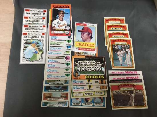 Huge Lot of Vintage BASEBALL Trading Cards from Massive Collection