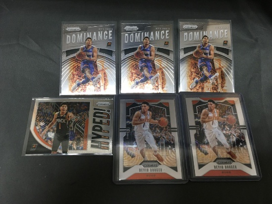 6 Card Lot of 2019 Panini Prizm Basketball DEVIN BOOKER Trading Cards from Huge Collection