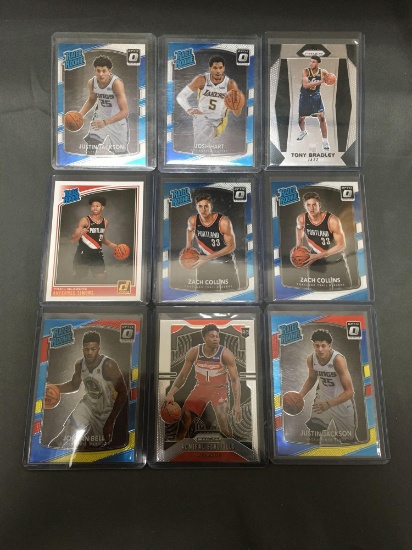 9 Card Lot of Basketball ROOKIE Cards - Newer Sets - Future Stars and More!