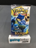 Factory Sealed Pokemon Sun & Moon COSMIC ECLIPSE 10 Card Booster Pack