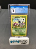 CGC Graded Pokemon Jungle 1st Edition #33 BUTTERFREE Trading Card - NM-MT 8