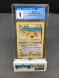 CGC Graded Pokemon Jungle 1st Edition #34 DODRIO Trading Card - MINT 9