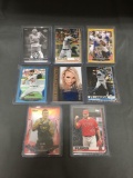 9 Card Lot of SERIAL NUMBERED Sports Cards with Stars and Rookies from Huge Collection