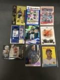 9 Card Lot of SERIAL NUMBERED Sports Cards with Stars and Rookies from Huge Collection