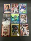 9 Card Lot of SERIAL NUMBERED Sports Cards with Stars and Rookies from Huge Collection