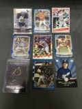 9 Card Lot of SERIAL NUMBERED Sports Cards with Stars and Rookies from Huge Collection