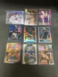 9 Card Lot of REFRACTORS and PRIZMS with Stars and Rookies from Huge Collection