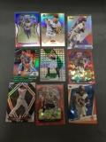 9 Card Lot of REFRACTORS and PRIZMS with Stars and Rookies from Huge Collection