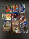 9 Card Lot of REFRACTORS and PRIZMS with Stars and Rookies from Huge Collection