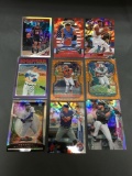 9 Card Lot of REFRACTORS and PRIZMS with Stars and Rookies from Huge Collection