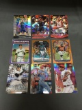 9 Card Lot of REFRACTORS and PRIZMS with Stars and Rookies from Huge Collection