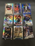 9 Card Lot of REFRACTORS and PRIZMS with Stars and Rookies from Huge Collection