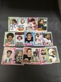 15 Card Lot of 1970s Topps Football Cards with Stars and Hall of Famers From Estate Collection