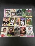 15 Card Lot of 1970s Topps Football Cards with Stars and Hall of Famers From Estate Collection