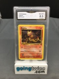 GMA Graded 1999 Pokemon Fossil Unlimited #39 MAGMAR Trading Card - NM-MT+ 8.5