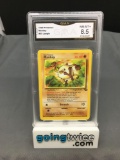 GMA Graded 1999 Pokemon Jungle Unlimited #55 MANKEY Trading Card - NM-MT+ 8.5