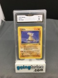 GMA Graded 1999 Pokemon Jungle Unlimited #50 CUBONE Trading Card - MINT 9