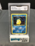 GMA Graded 2000 Pokemon Gym Challenge 1st Edition #99 SABRINA'S PSYDUCK - VG-EX 4.5