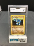 GMA Graded 1999 Pokemon Base Set Shadowless #34 MACHOKE Trading Card - EX-NM 6