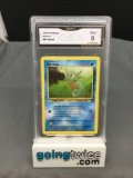 GMA Graded 1999 Pokemon Fossil Unlimited #49 HORSEA Trading Card - MINT 9