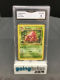 GMA Graded 1999 Pokemon Jungle Unlimited #41 PARASECT Trading Card - EX-NM 6