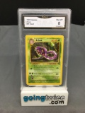 GMA Graded 1999 Pokemon Fossil Unlimited #31 ARBOK Trading Card - NM-MT 8