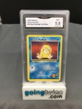 GMA Graded 2000 Pokemon Gym Challenge 1st Edition #90 MISTY'S PSYDUCK - EX+ 5.5