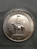 2 Troy Ounce .999 Fine Silver Canada Royal Mountie $10 Silver Bullion Round Coin