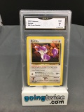 GMA Graded 2000 Pokemon Team Rocket #66 RATTATA Trading Card - NM 7