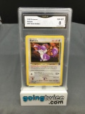 GMA Graded 2000 Pokemon Team Rocket #66 RATTATA Trading Card - NM-MT 8