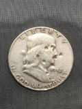 1952-S United States Franklin Silver Half Dollar - 90% Silver Coin from Estate Hoard