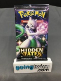 Factory Sealed 2019 Pokemon HIDDEN FATES 10 Card Booster Pack - Hard to Find!