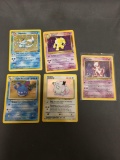 9 Card Lot of Vintage Base Set Shadowless Pokemon Card from Massive Collection