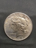 1926-S United States Peace Silver Dollar - 90% Silver Coin from Estate Collection