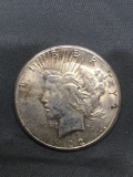 1922-S United States Peace Silver Dollar - 90% Silver Coin from Estate Collection