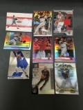 9 Card Lot of REFRACTOR and RELIC Sports Cards with STARS and ROOKIES from Massive Collection