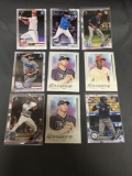 9 Card Lot of BASEBALL ROOKIE CARDS - Modern Years - FUTURE STARS & MORE!!!