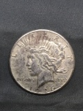 1926 United States Peace Silver Dollar - 90% Silver Coin from Estate Collection