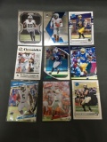 9 Card Lot of Football ROOKIE Cards - Mostly 2020 Sets - Future Stars and More!