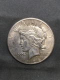1926 United States Peace Silver Dollar - 90% Silver Coin from Estate Collection